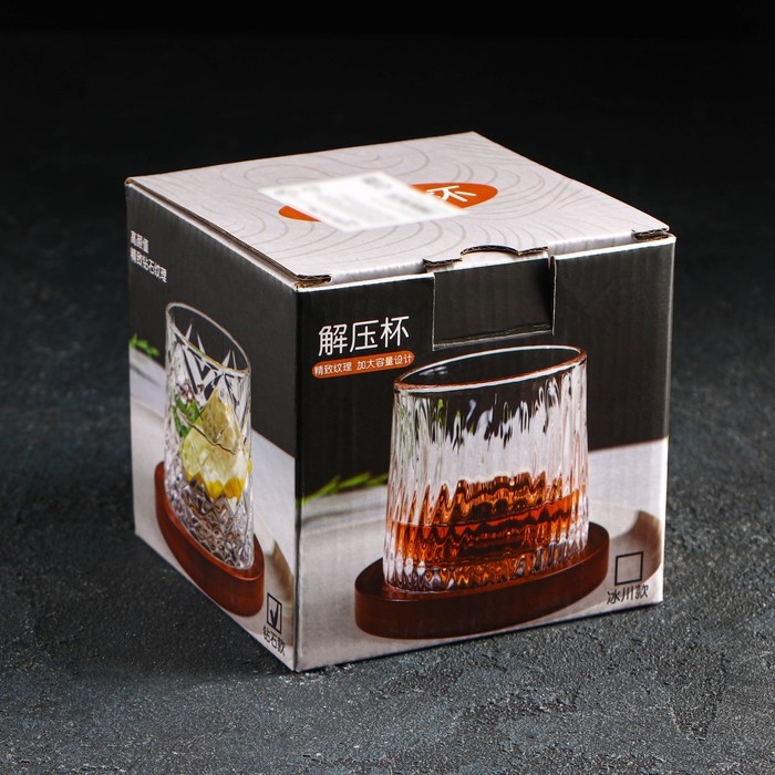 Стакан стеклянный на подставке &laquo;Торн&raquo;, 250 мл