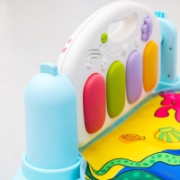 Коврик развивающий с дугой «Морские истории», пианино, зеркало, р-р 73х45х0,5 см. Коврик развивающий с дугой «Морские истории», пианино, зеркало, р-р 73х45х0,5 см.