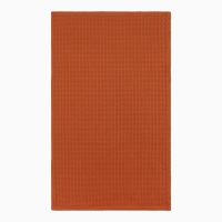 Набор кухонных полотенец Доляна, цвет коричневый, 35х60см-2шт, 100% хлопок, вафля, 220 гр/м2