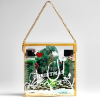 Новогодний подарочный набор косметики «Новый год у ворот» для душа и ванны, зеленая серия Новогодний подарочный набор косметики «Новый год у ворот» для душа и ванны, зеленая серия