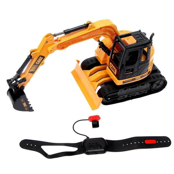 Экскаватор радиоуправляемый &laquo;Строитель&raquo;, управление жестами, работает от аккумулятора
