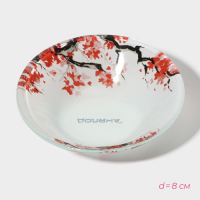 Набор для суши из стекла Доляна «Рассвет в горах», 3 предмета: соусники 8×2 см, 8×6 см, подставка 25×15×2 см Набор для суши из стекла Доляна «Рассвет в горах», 3 предмета: соусники 8×2 см, 8×6 см, подставка 25×15×2 см