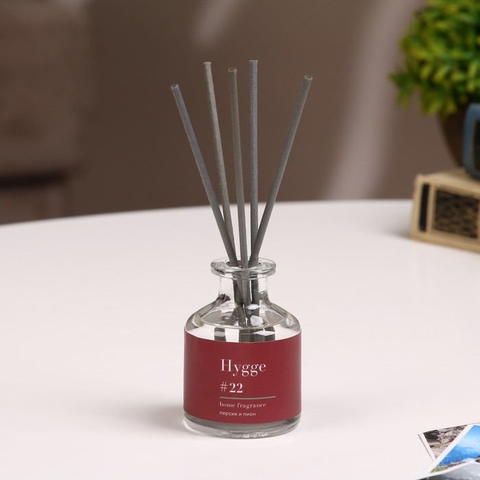 Диффузор ароматический Hygge #22 Персик и пион 50 мл Диффузор ароматический Hygge #22 Персик и пион 50 мл