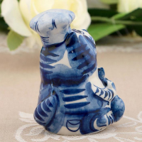 Сувенир &laquo;Кот повар&raquo;, 5 см, гжель