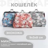 Кошелёк на фермуаре, цвет МИКС Кошелёк на фермуаре, цвет МИКС