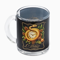 Новый год. Кружка &laquo;Золотая змея&raquo;, 300 мл