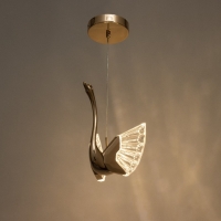 Светильник BayerLux "Лебедь" LED 12Вт золото 24х15,5х22-110 см