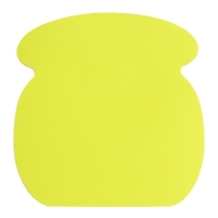 Блок с липким краем бумажный 70х70мм, ErichKrause "Phone Neon", 50 листов, желтый