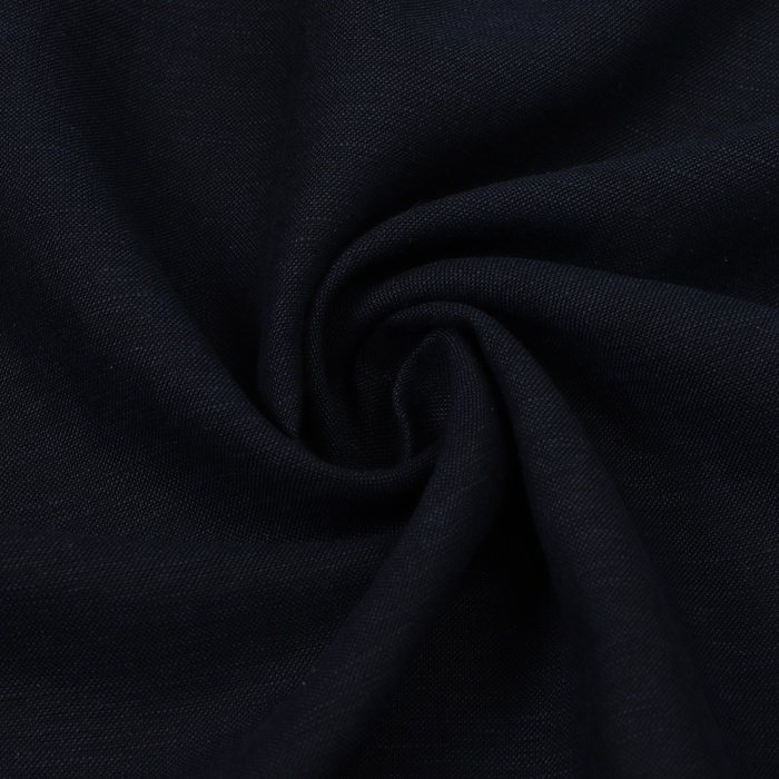 Комплект штор SL Home Linen 130*300см - 2 штуки, цв. темно-синий, 52% лён/48% вискоза