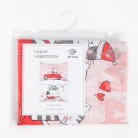 Комплект наволочек Этель Catmas 50х70 см - 2 шт, 100% хлопок, бязь Комплект наволочек Этель Catmas 50х70 см - 2 шт, 100% хлопок, бязь