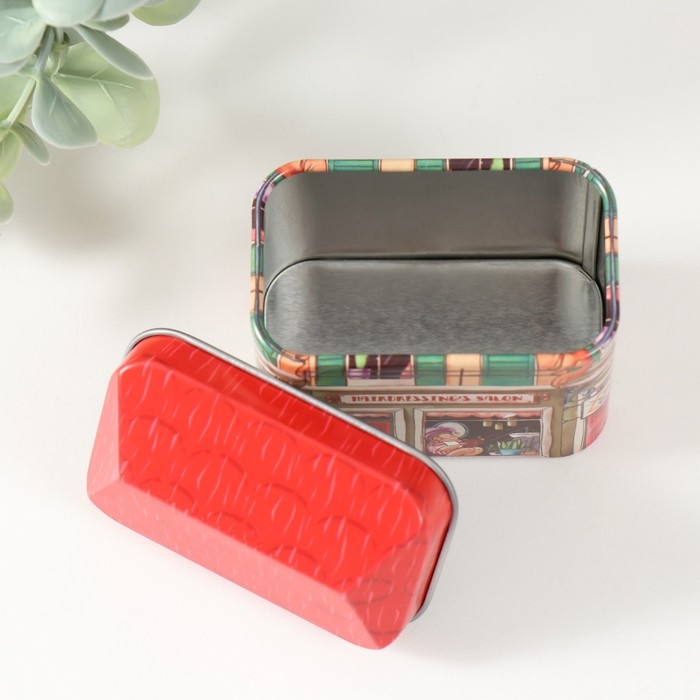 Шкатулка металл Шкатулка металл "Магазинчик" МИКС 4,2х6,7х5,5 см