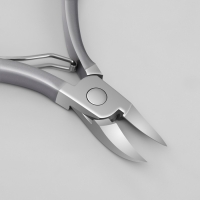 Кусачки педикюрные, эргономичная ручка, изогнутое лезвие, 12 см, длина лезвия - 17 мм, цвет серебристый Кусачки педикюрные, эргономичная ручка, изогнутое лезвие, 12 см, длина лезвия - 17 мм, цвет серебристый