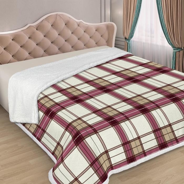 Плед &laquo;Милан&raquo;, 150х210 см, искусственный мех, 400 г/м, полиэстер