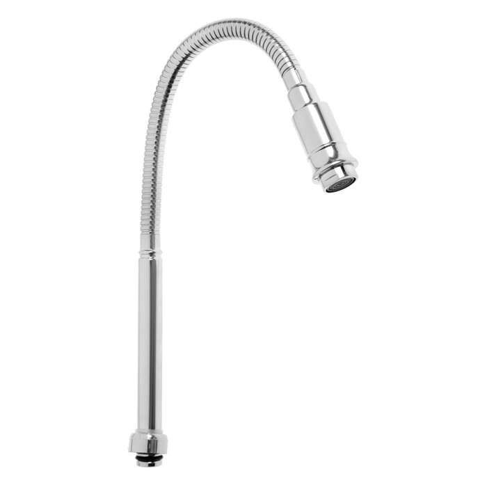 Излив для смесителя ZEIN, 3/4 Излив для смесителя ZEIN, 3/4", гибкий, нержавеющая сталь, 48 см, хром