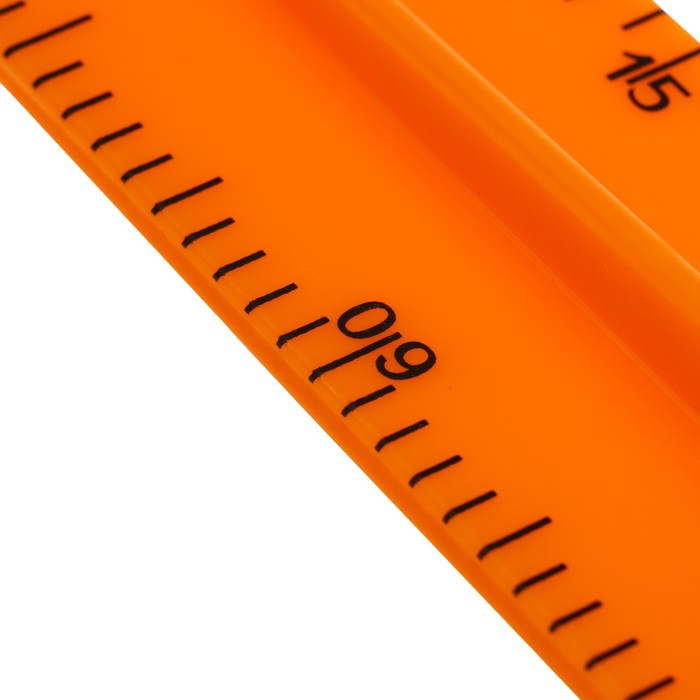 Линейка для школьной доски с держателем, 1 м, оранжевый Линейка для школьной доски с держателем, 1 м, оранжевый