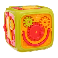 Развивающая игрушка &laquo;Умный кубик&raquo;, 3 в 1: ионика, сортер, бизикуб, звук