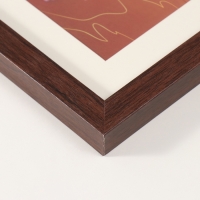 Фоторамка МДФ на 1 фото 13х18 см с паспарту "Феличита" темно-коричневая 2х23х28 см Фоторамка МДФ на 1 фото 13х18 см с паспарту "Феличита" темно-коричневая 2х23х28 см