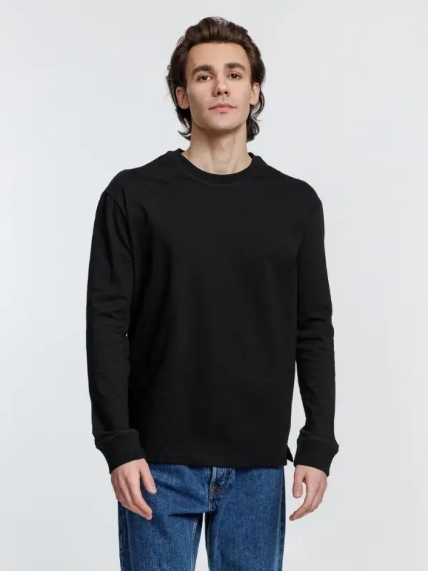 Футболка унисекс с длинным рукавом Pioneer LSL, черная, размер XS Футболка унисекс с длинным рукавом Pioneer LSL, черная, размер XS