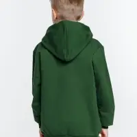 Худи детское Kirenga Kids 2.0, темно-зеленое, 12 лет