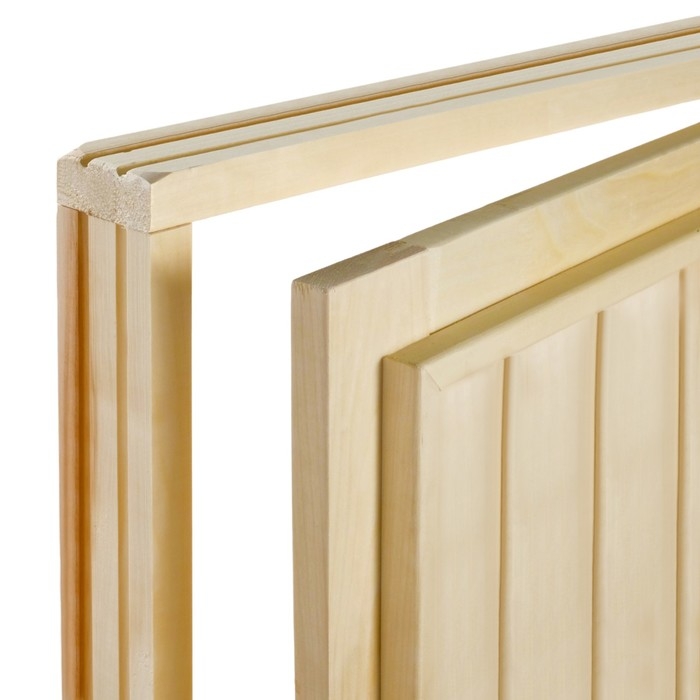 Дверь для бани и сауны "Эконом", ЛИПА 180&times;70см