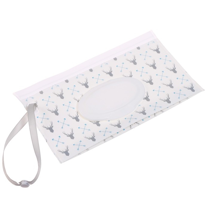 Контейнер для салфеток с петелькой «Абстракция», цвет МИКС Контейнер для салфеток с петелькой «Абстракция», цвет МИКС