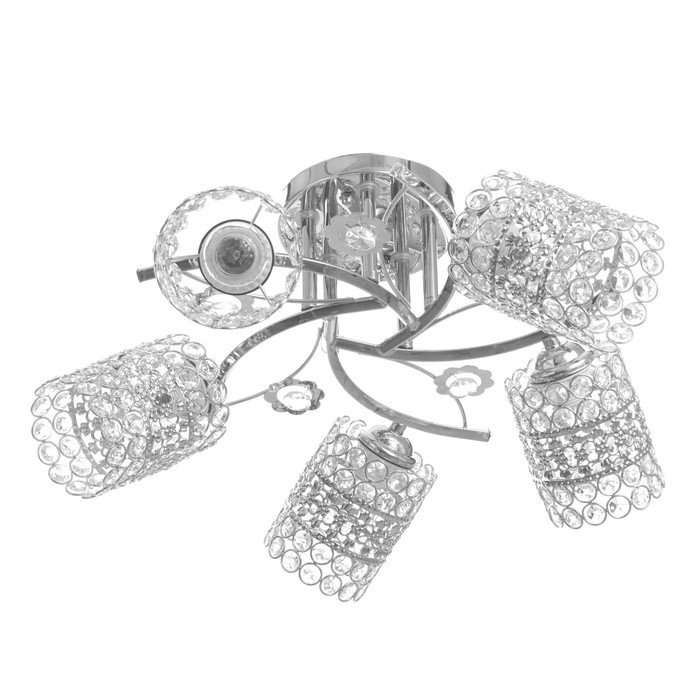 Люстра "Берти" 5х40Вт Е27 Хром МОДЕЛЬ: 2612376