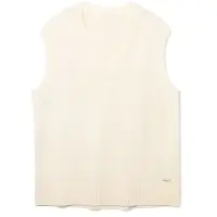 Жилет оверсайз унисекс Tad в сумке, молочно-белый, размер L/XL