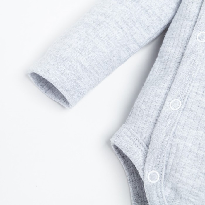 Боди детские с длинным рукавом Крошка Я Basic-3 шт рост 80-86 см Боди детские с длинным рукавом Крошка Я Basic-3 шт рост 80-86 см