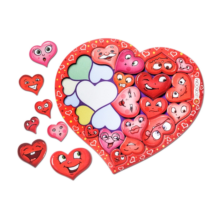 Пазл &laquo;Сердечки-валентинки&raquo;