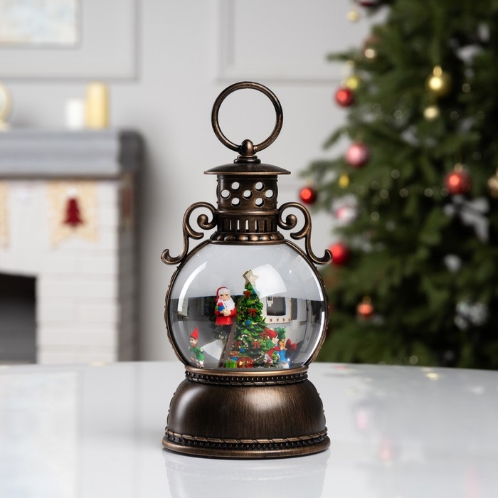 Фигура светодиодная &laquo;Сказочные гномы&raquo;, 20х10.5 см, музыка, батарейки ААх3 (не в комплекте), USB, свечение тёплое белое