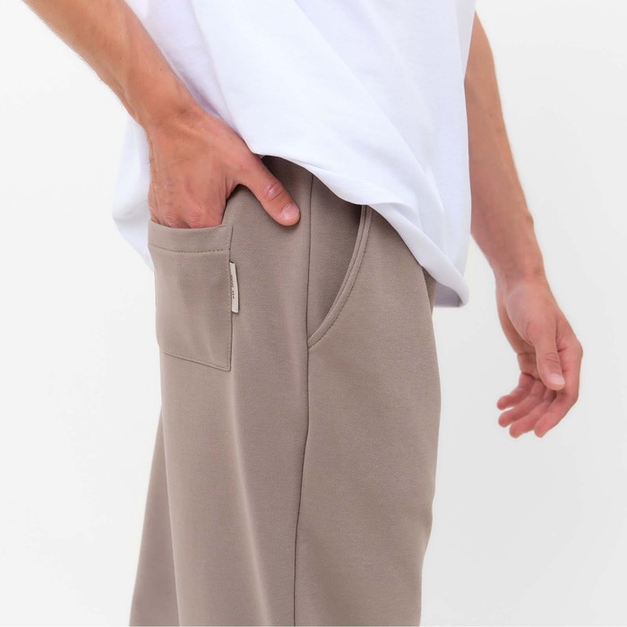 Брюки мужские MIST Men's casual размер 56, серо-бежевый