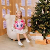 Антистресс-подушка &laquo;Дракончик&raquo;, розовый