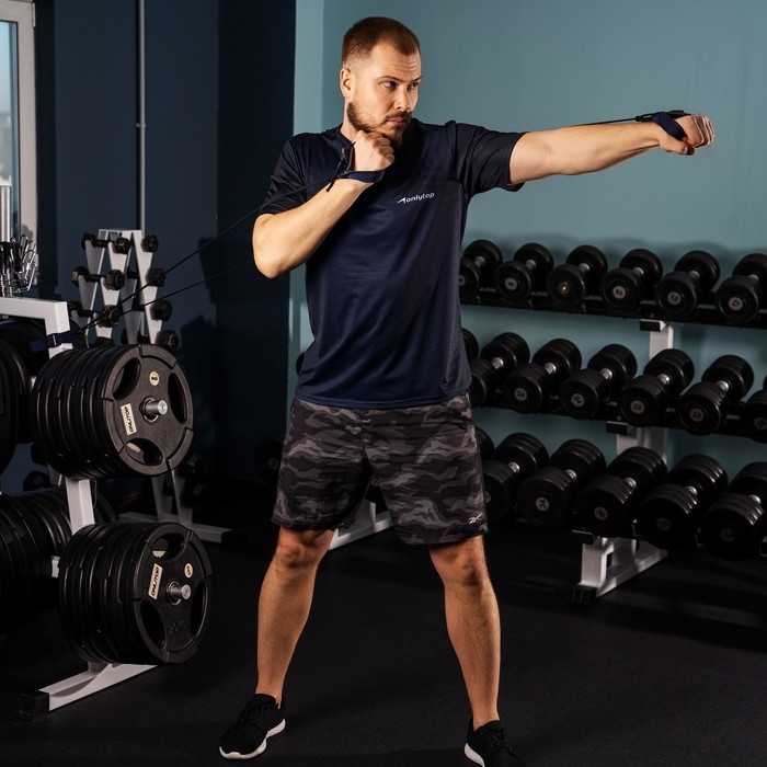 Эспандер ONLYTOP &laquo;Динамик-1&raquo; для лыжника, пловца, с мягкими ручками