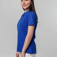 Рубашка поло женская Virma Stretch Lady, ярко-синяя, размер M