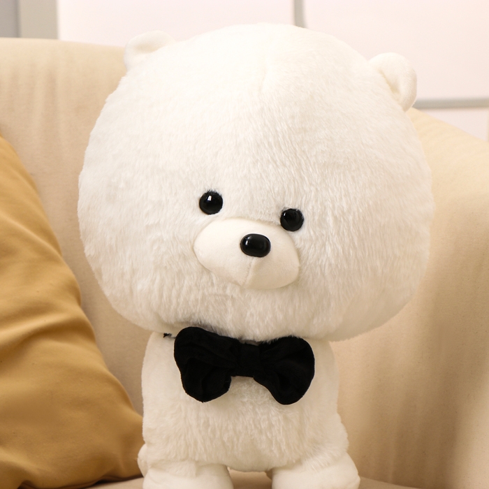 Мягкая игрушка «Собака с бабочкой», 40 см, цвет белый Мягкая игрушка «Собака с бабочкой», 40 см, цвет белый