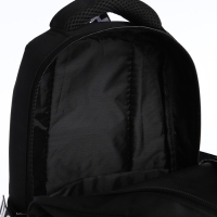 Рюкзак школьный на молнии, 5 карманов, цвет чёрный