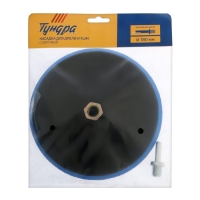 Насадка с липучкой для дрели и УШМ ТУНДРА, М14, с адаптером, 180 мм Насадка с липучкой для дрели и УШМ ТУНДРА, М14, с адаптером, 180 мм