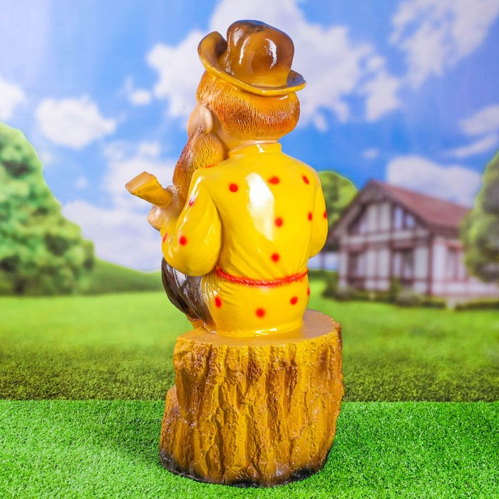 Садовая фигура Садовая фигура "Мужик с балалайкой" 65х28х33см МИКС