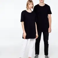 Футболка удлиненная Magnum черная, размер XXL