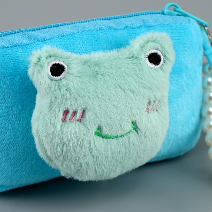 Кошелёк детский «Лягушка», на брелоке с браслетом Кошелёк детский «Лягушка», на брелоке с браслетом