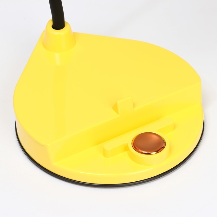 Настольная лампа Настольная лампа "Парасоль" LED, от USB/АКБ 6 Вт сенсор 3000-6000 желтый 14х10х37 см RISALUX 100634