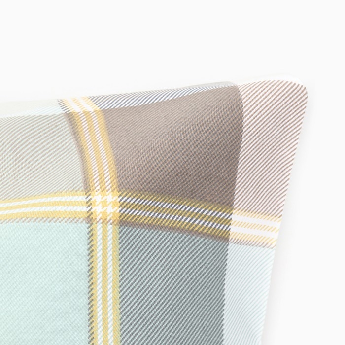 Наволочка LoveLife Square green, 50*70, 100%хлопок, сатин, 125г/м&sup2;