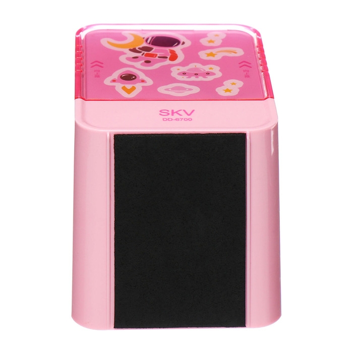 Точилка электрическая (батарейки в комплект не входят). работает от 2-х AA батареек Розовый Точилка электрическая (батарейки в комплект не входят). работает от 2-х AA батареек Розовый