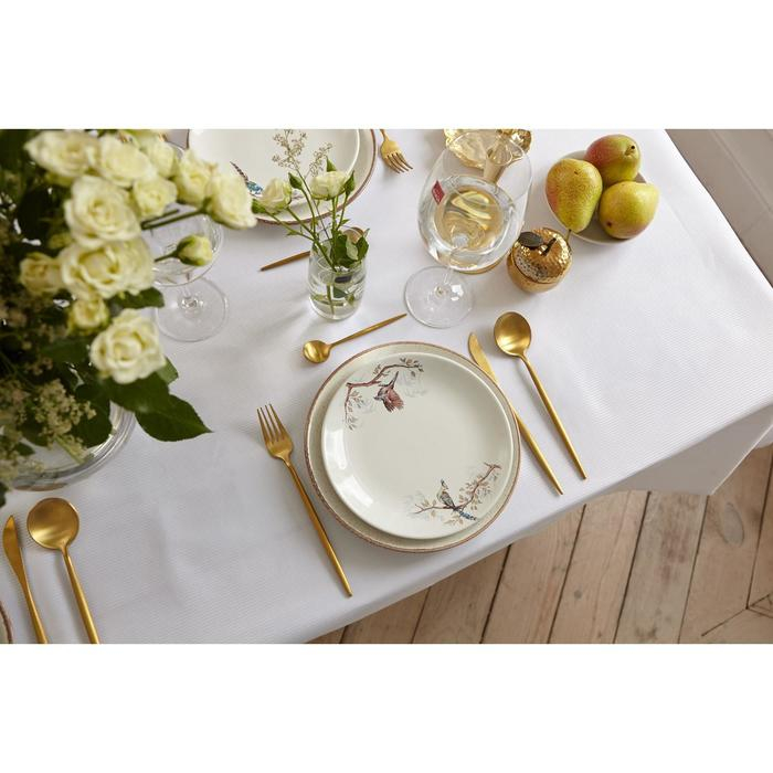 Скатерть Этель Lines 150*110 +/-3см, цв.белый, пл. 192 г/м2, хл с ВГМО