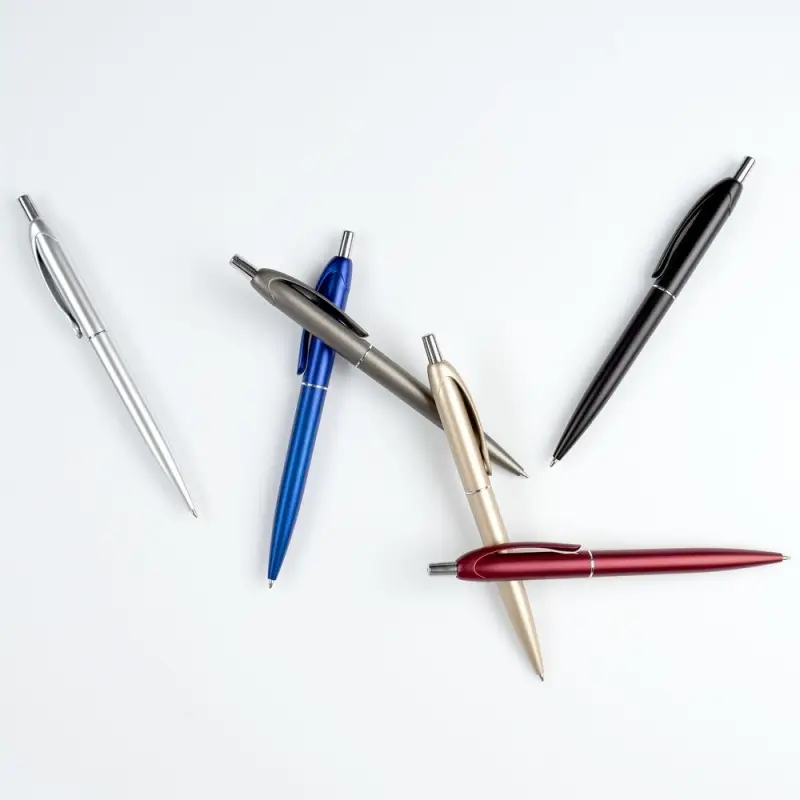 Ручка шариковая Bright Spark, красный металлик Ручка шариковая Bright Spark, красный металлик