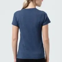 Футболка женская Regent Fit Women синий меланж, размер L