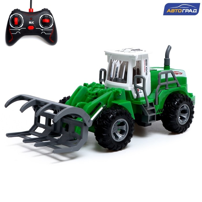 Экскаватор радиоуправляемый &laquo;Фермер&raquo;, работает от батареек