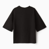 Футболка детская MINAKU: bascetball kids, цвет чёрный, рост 110 см