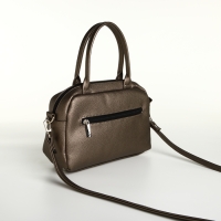 Сумка женская на молнии, цвет бронзовый Сумка женская на молнии, цвет бронзовый