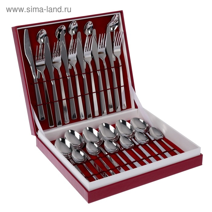 Набор столовых приборов «Аметист», 30 предметов, декоративная коробка Набор столовых приборов «Аметист», 30 предметов, декоративная коробка